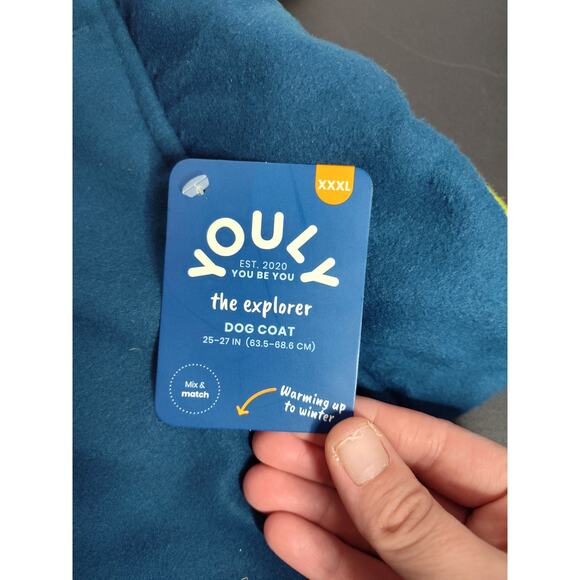 NWT Youly The Explorer Dog Coat Size XXXL (25-27in) - Picture 2 of 4